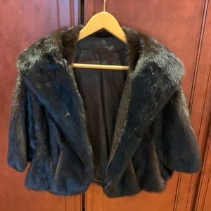 Mahogany mink jacket
